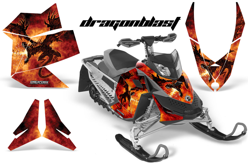 Skidoo REV XP Graphics Kit Dragonblast